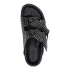 lennyo bow nappa leather sandals