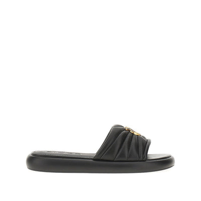 love birds nappa leather slides