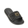 love birds nappa leather slides