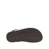 canvas and leather sandals