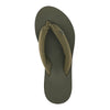 rubber thong slides with eagle logo