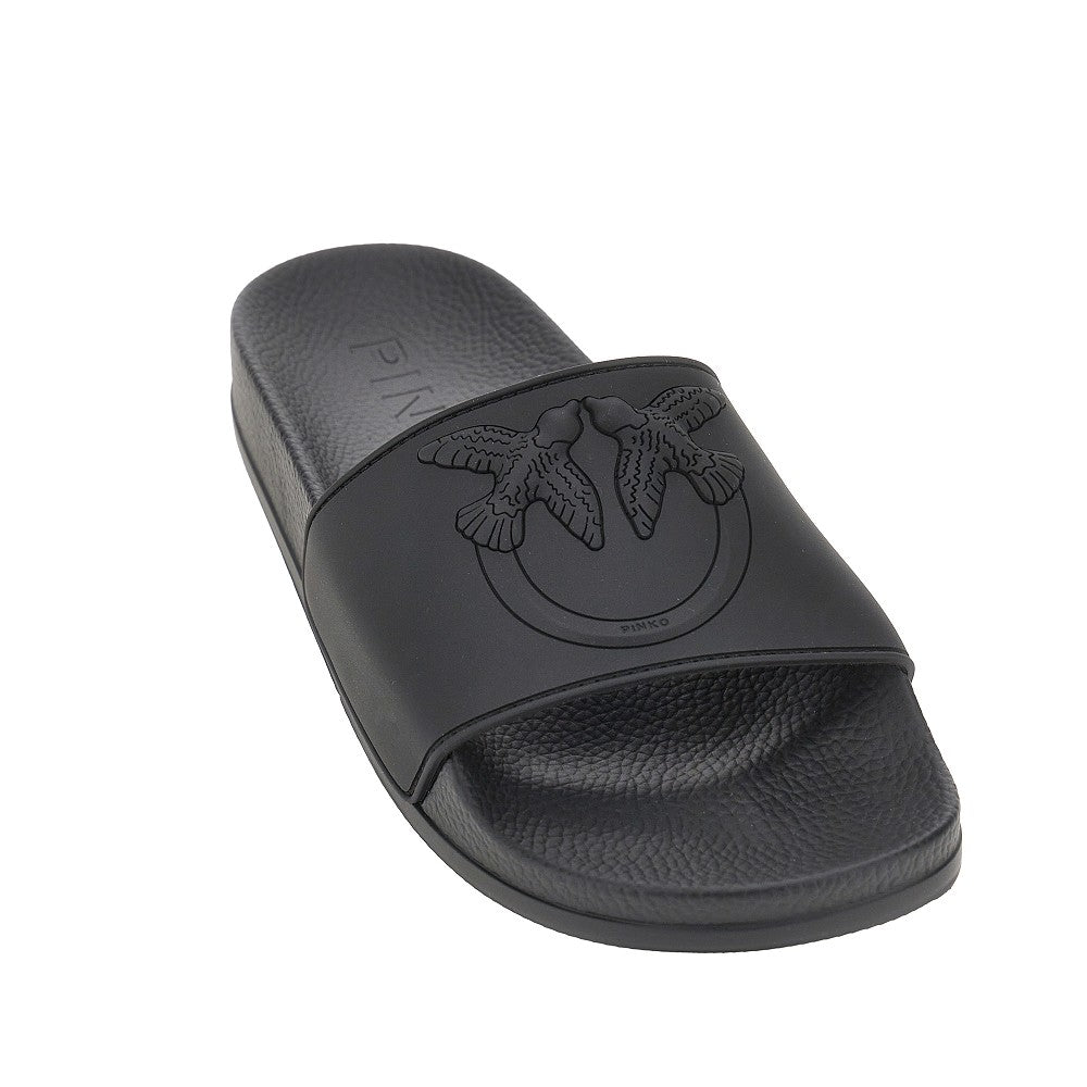 love birds logo rubber slides