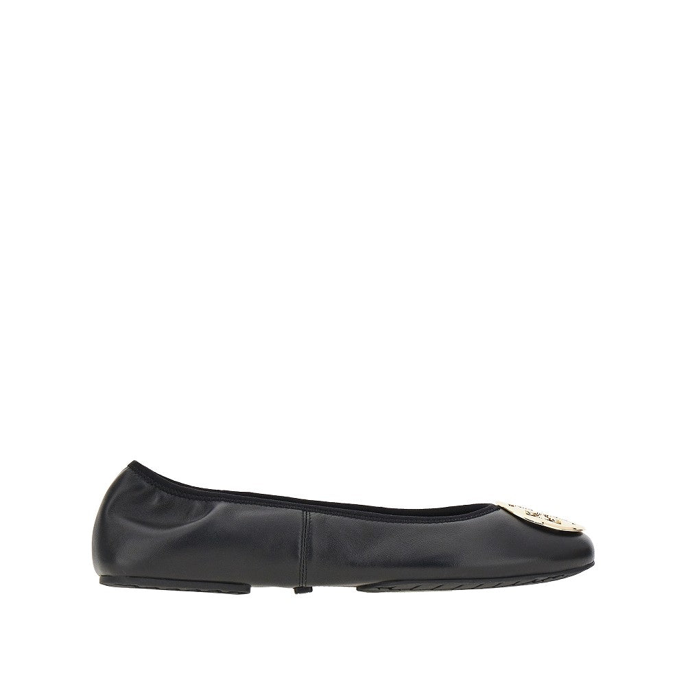TORY BURCH 6.5 reva nappa leather ballerinas