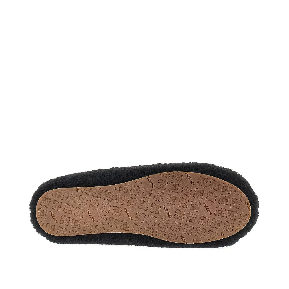 shearling ballet flats