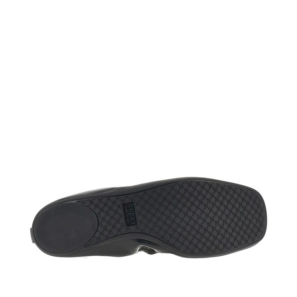 prima leather ballerinas with horsebit