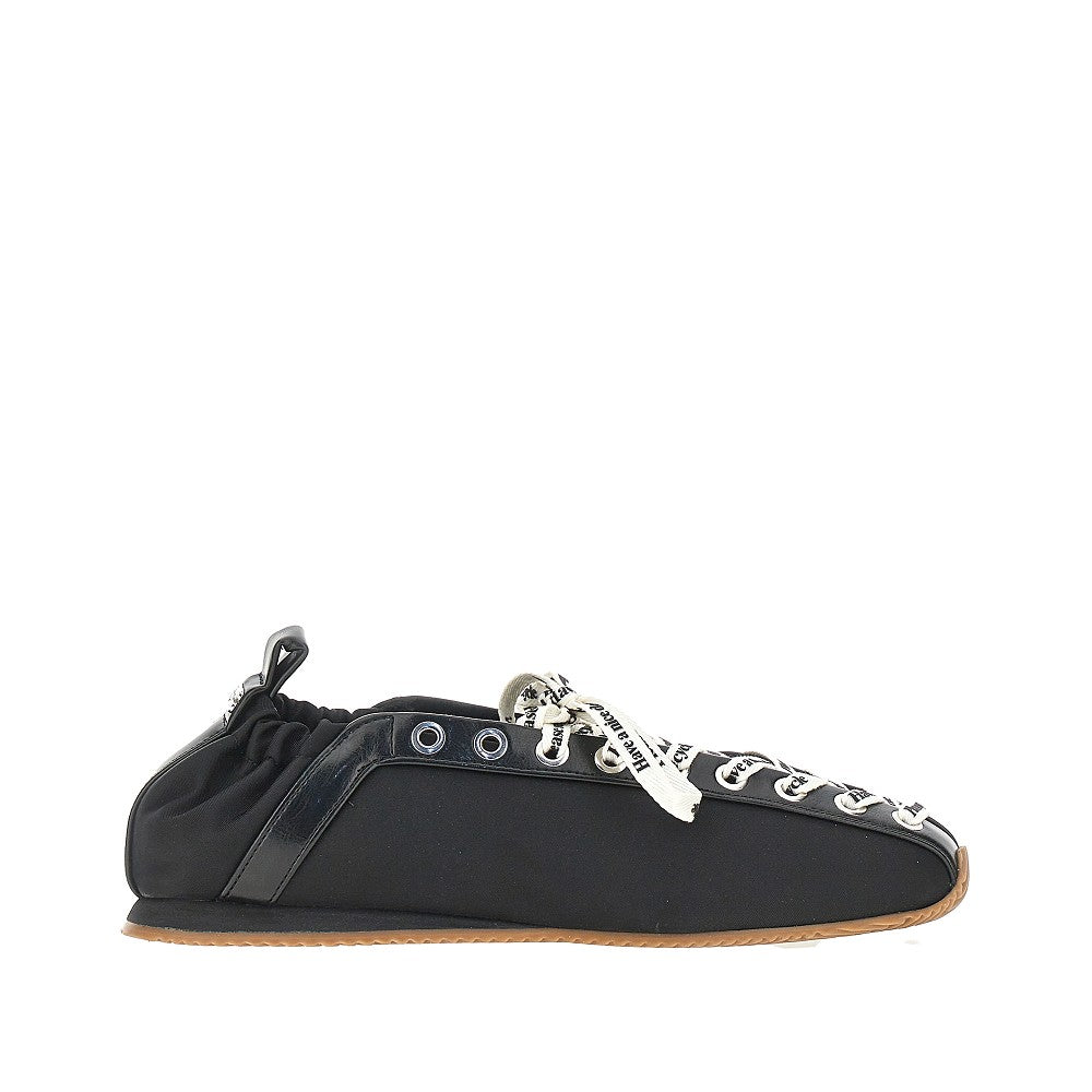 GANNI 37 sporty nylon ballerina flats