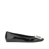 trompette patent leather ballet flats