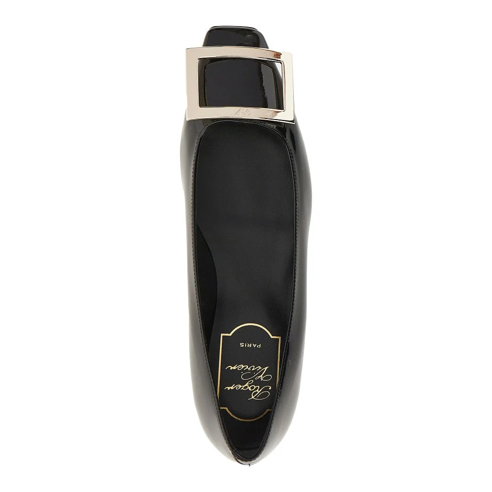 trompette patent leather ballet flats