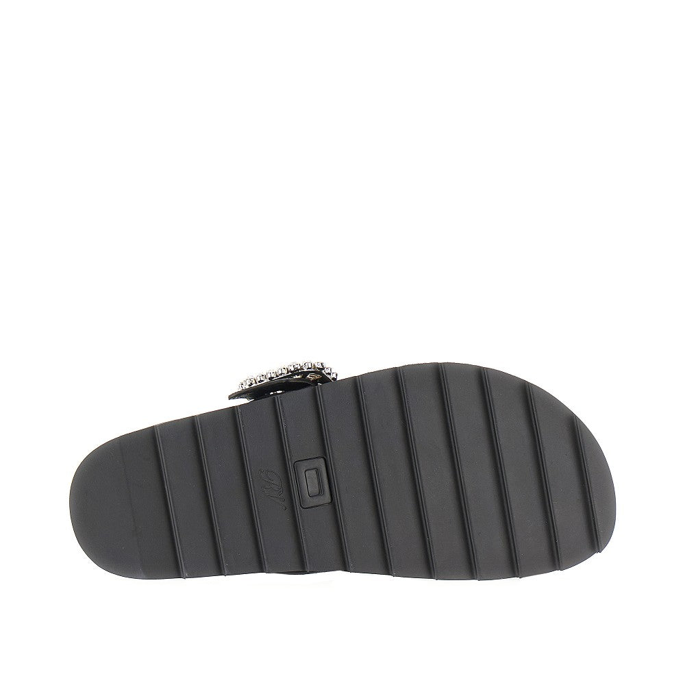 slidy viv suede leather mules