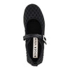 embossed fabric viv low babies ballerinas