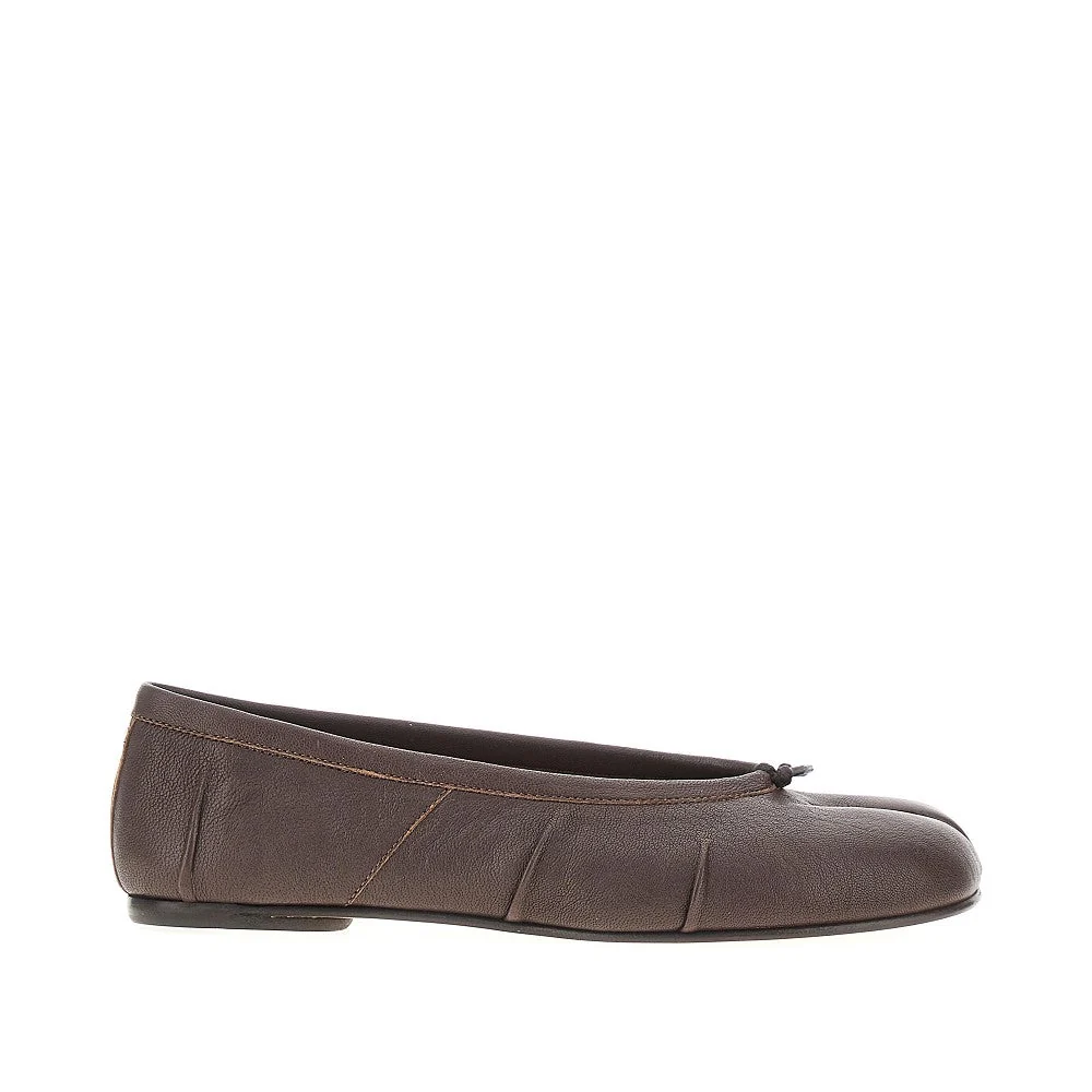 MAISON MARGIELA 36 leather tabi ballerinas