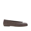 leather tabi ballerinas