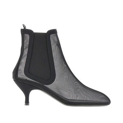 mesh chelsea boots