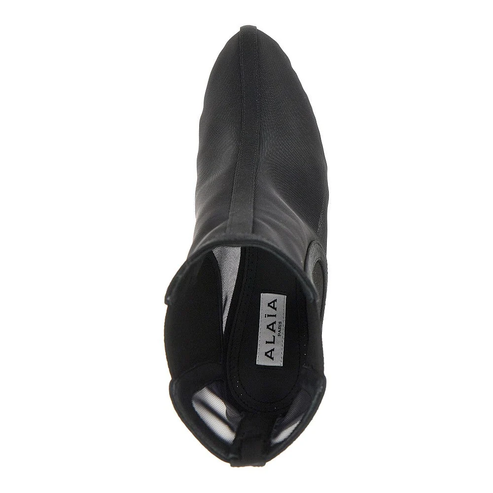 mesh chelsea boots