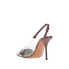 pvc and leather le coeur slingback pumps