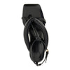 nappa leather sandals with boudoir heel