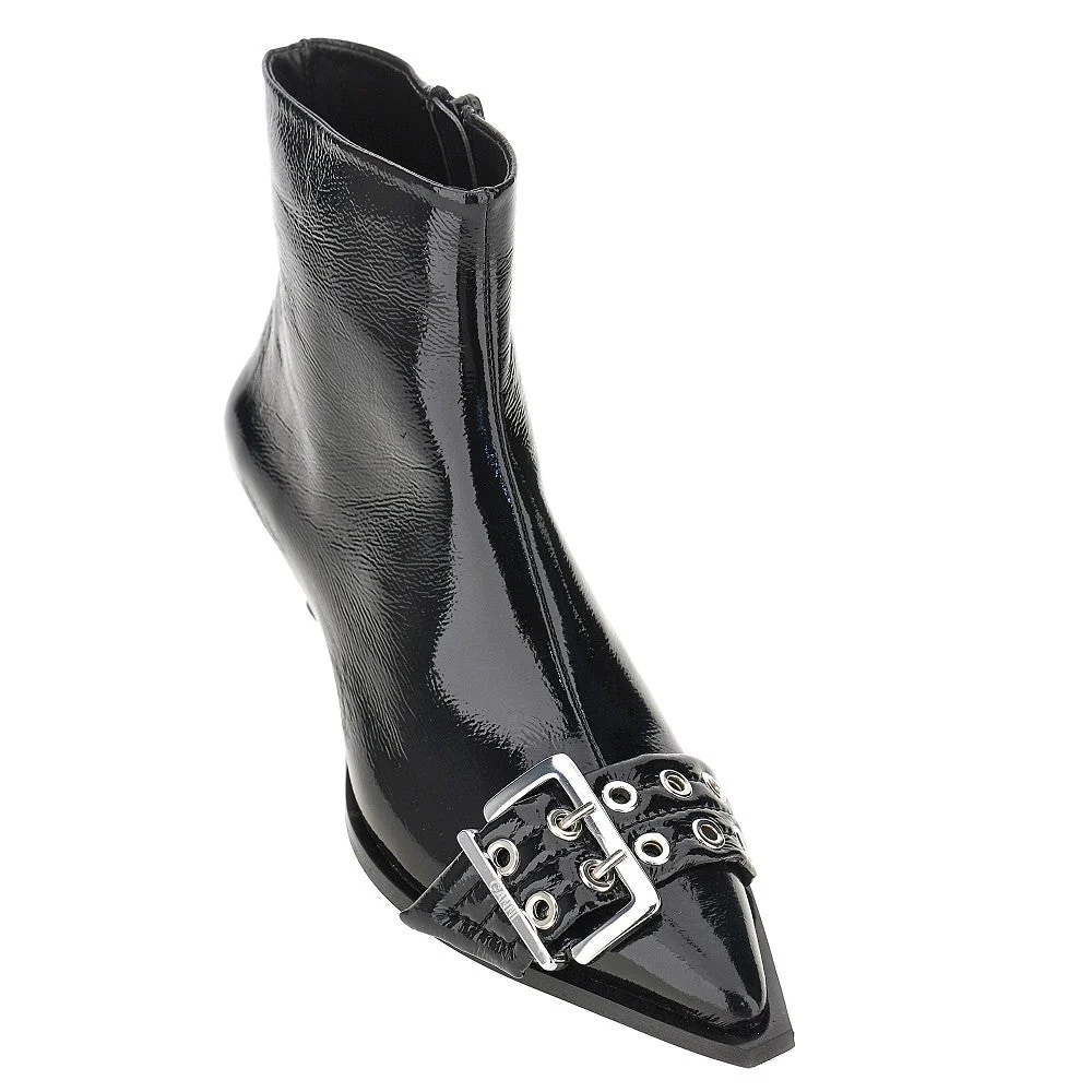 faux leather boots