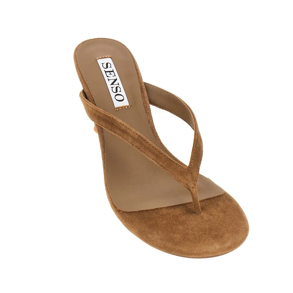 SENSO 41 farah suede leather heeled slides