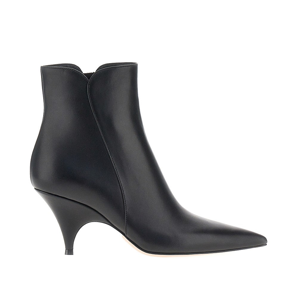 sofia leather booties