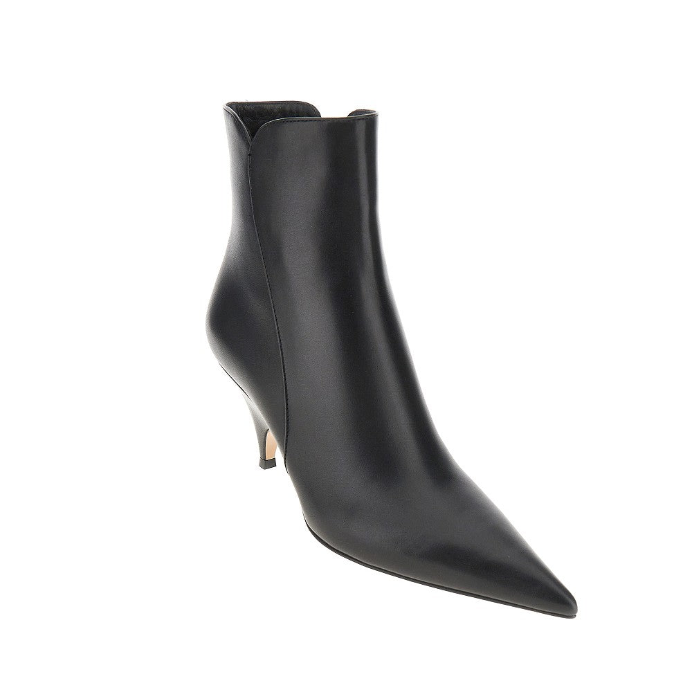 sofia leather booties