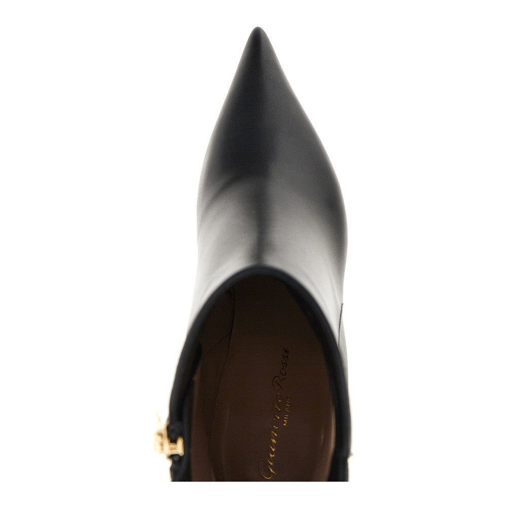 sofia leather booties
