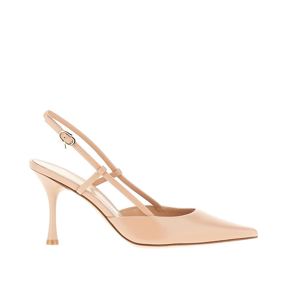 GIANVITO ROSSI 40 leather ascent slingback pumps