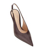 sofia leather slingback pumps