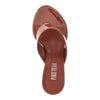 lidia patent-leather thong mules