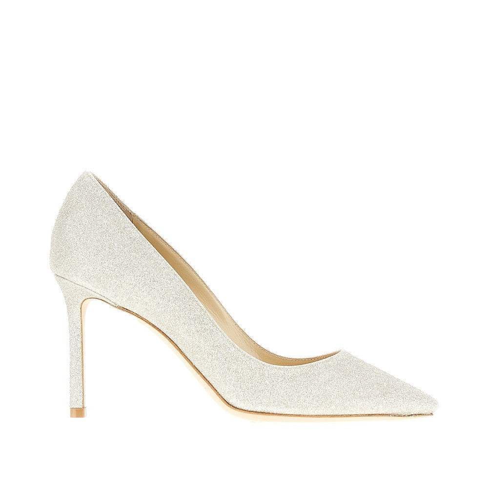 JIMMY CHOO 37 romy 85 glittered pumps
