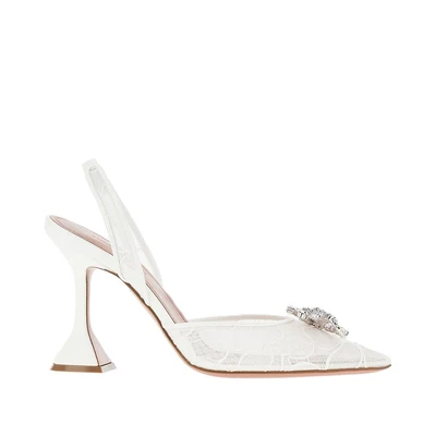 rosie sling lace slingback pumps