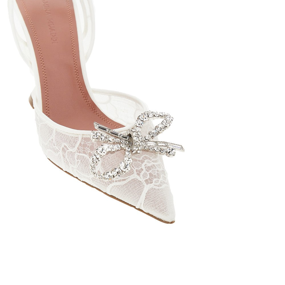 AMINA MUADDI 36+ rosie sling lace slingback pumps