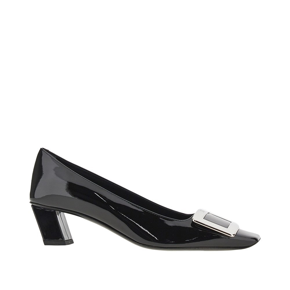 ROGER VIVIER 40 belle vivier patent leather pumps