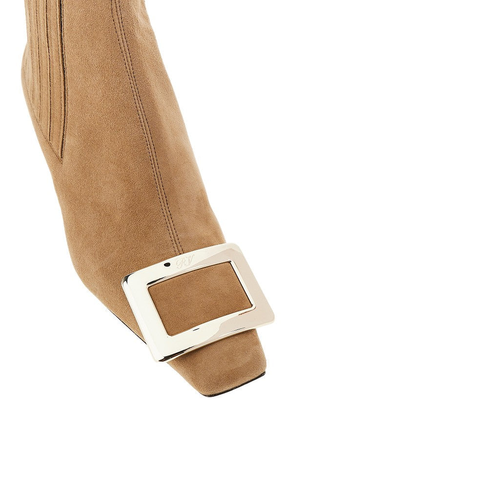 ROGER VIVIER 36 suede leather belle vivier chelsea boots