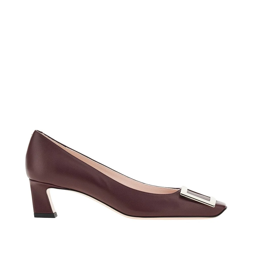 trompette leather pumps
