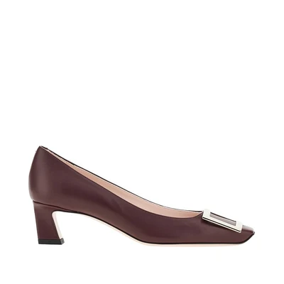 trompette leather pumps