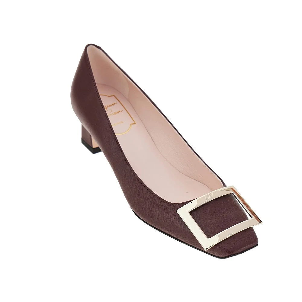 trompette leather pumps