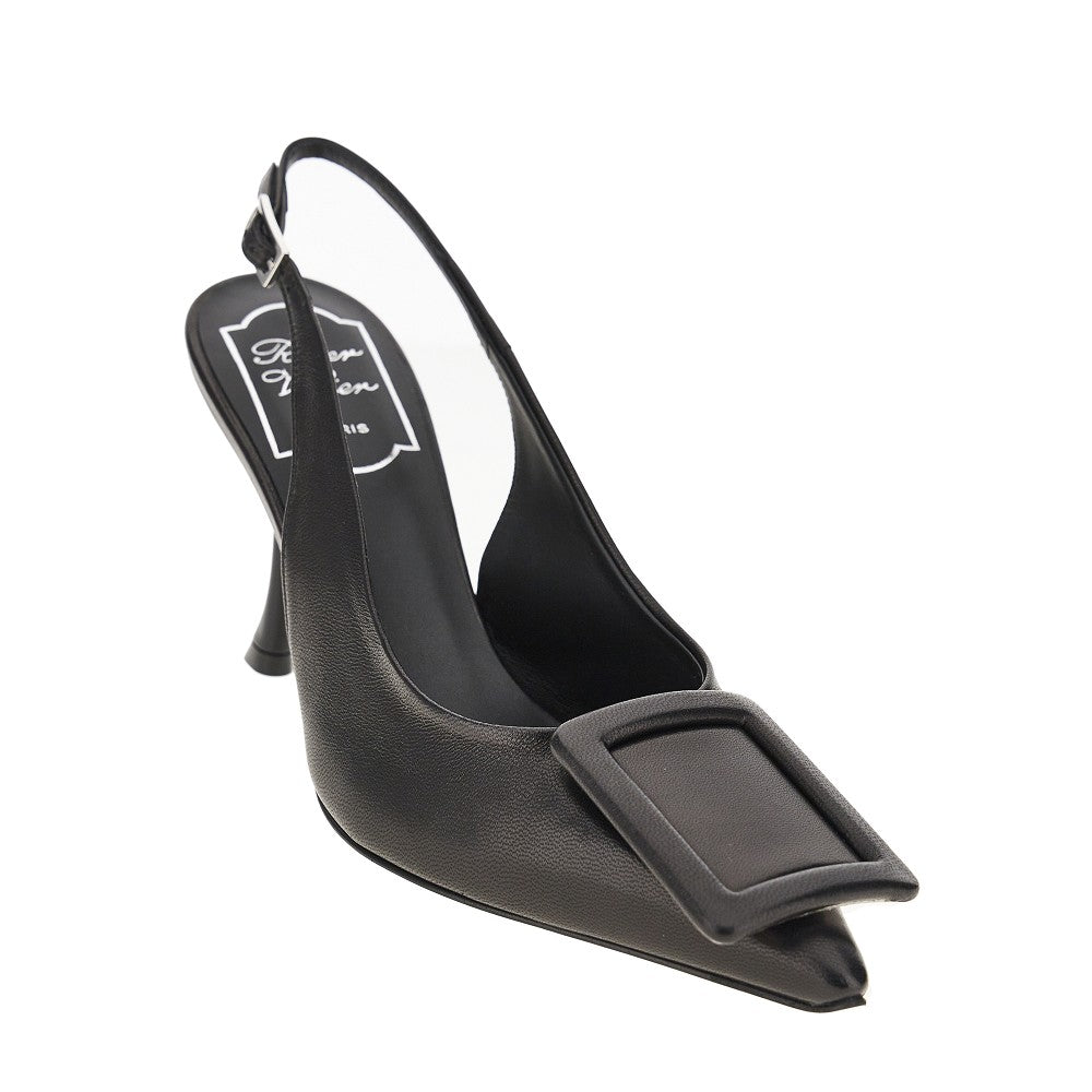 viv in the city nappa leather slingback