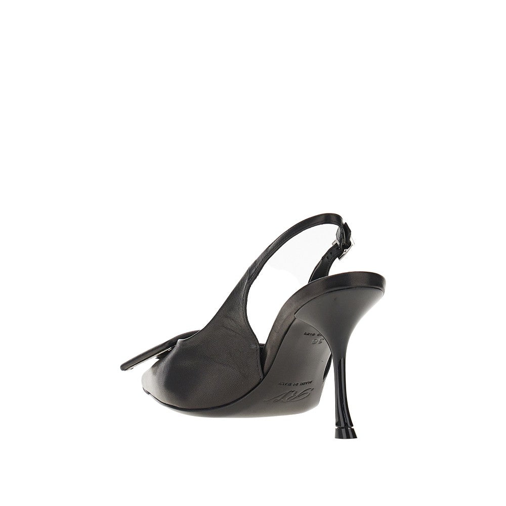 viv in the city nappa leather slingback