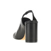 leather anatomic numeric slingback pumps