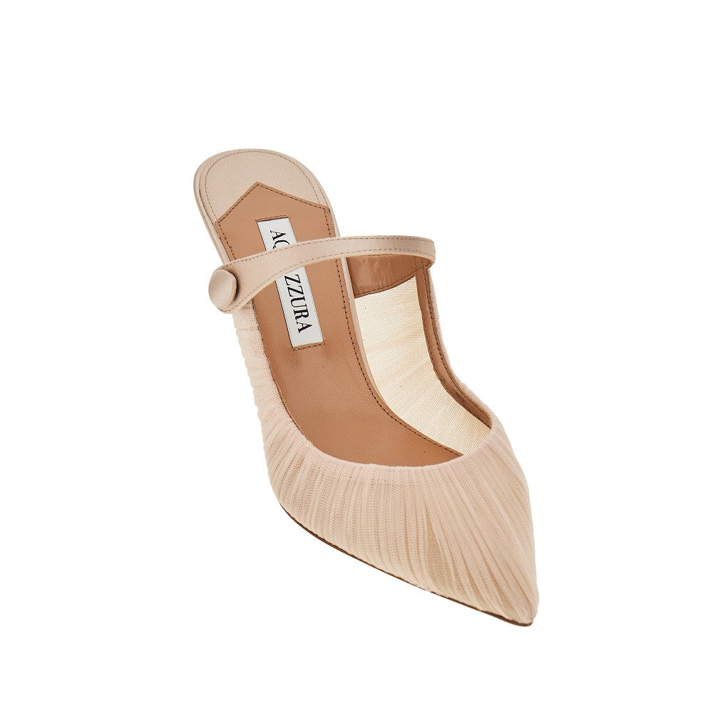 voile tulle mules