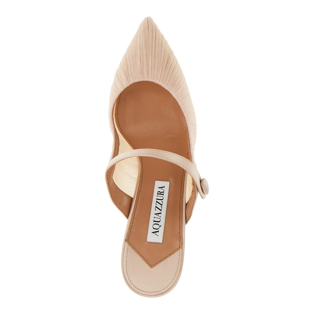 voile tulle mules