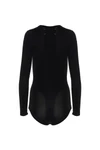 maison margiela essential technical stretch jersey crew neck bodysuit