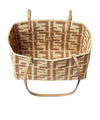 Small Roll FF Raffia Tote