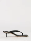 sampieri rubber thong sandals with medium stiletto heel