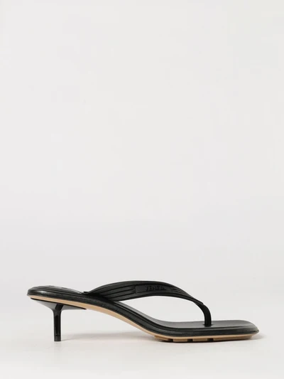 sampieri rubber thong sandals with medium stiletto heel