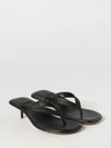sampieri rubber thong sandals with medium stiletto heel