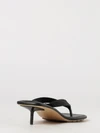 sampieri rubber thong sandals with medium stiletto heel