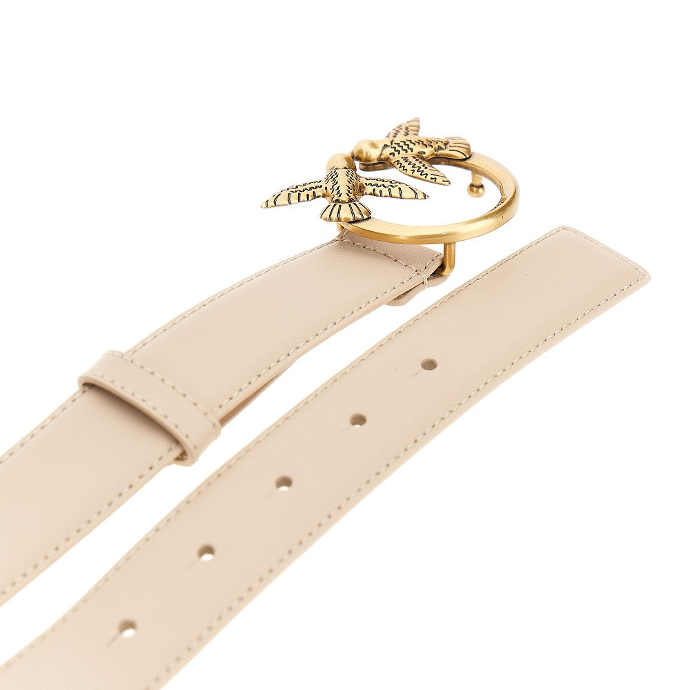 PINKO XS love birds leather belt