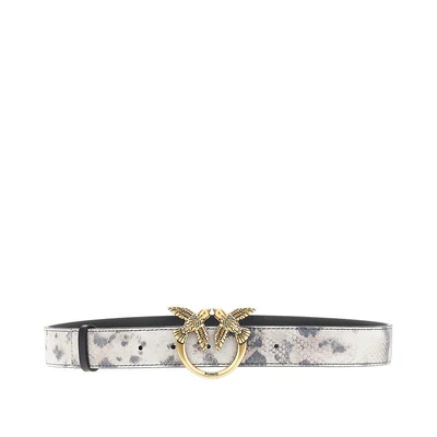 love birds leather belt