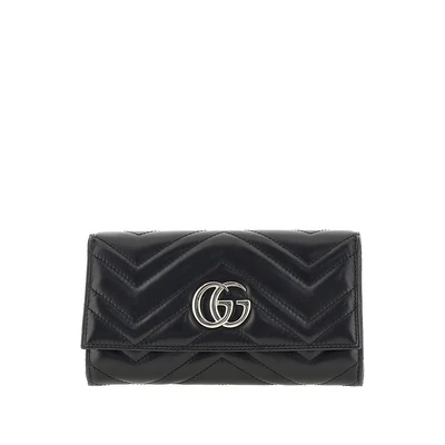 leather gg marmont wallet